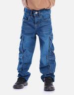 Jean Cargo para Niño Resistente y Cómodo