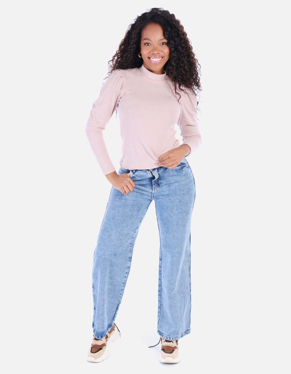 Blusa manga princesa