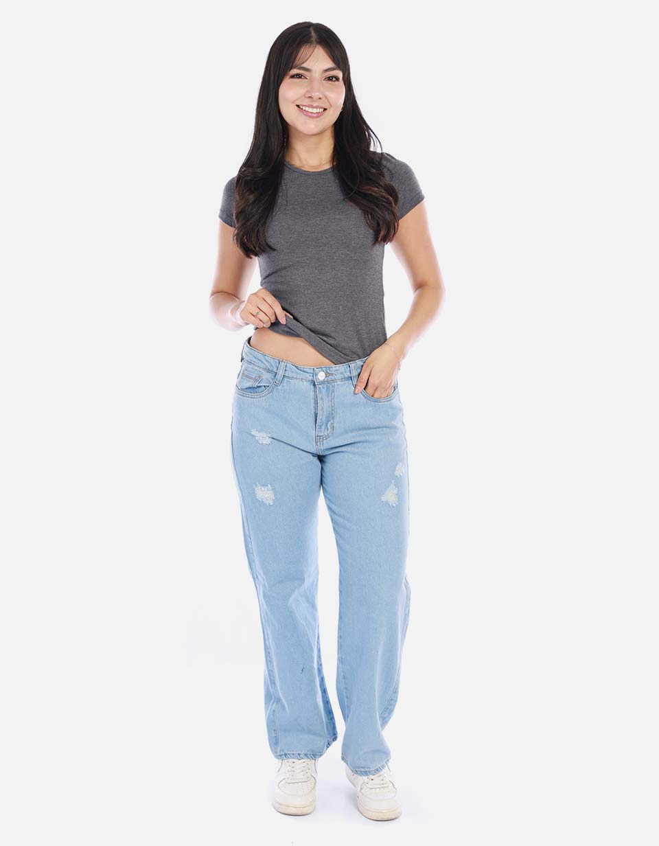 Camiseta Básica Femenina Cómoda y Versátil