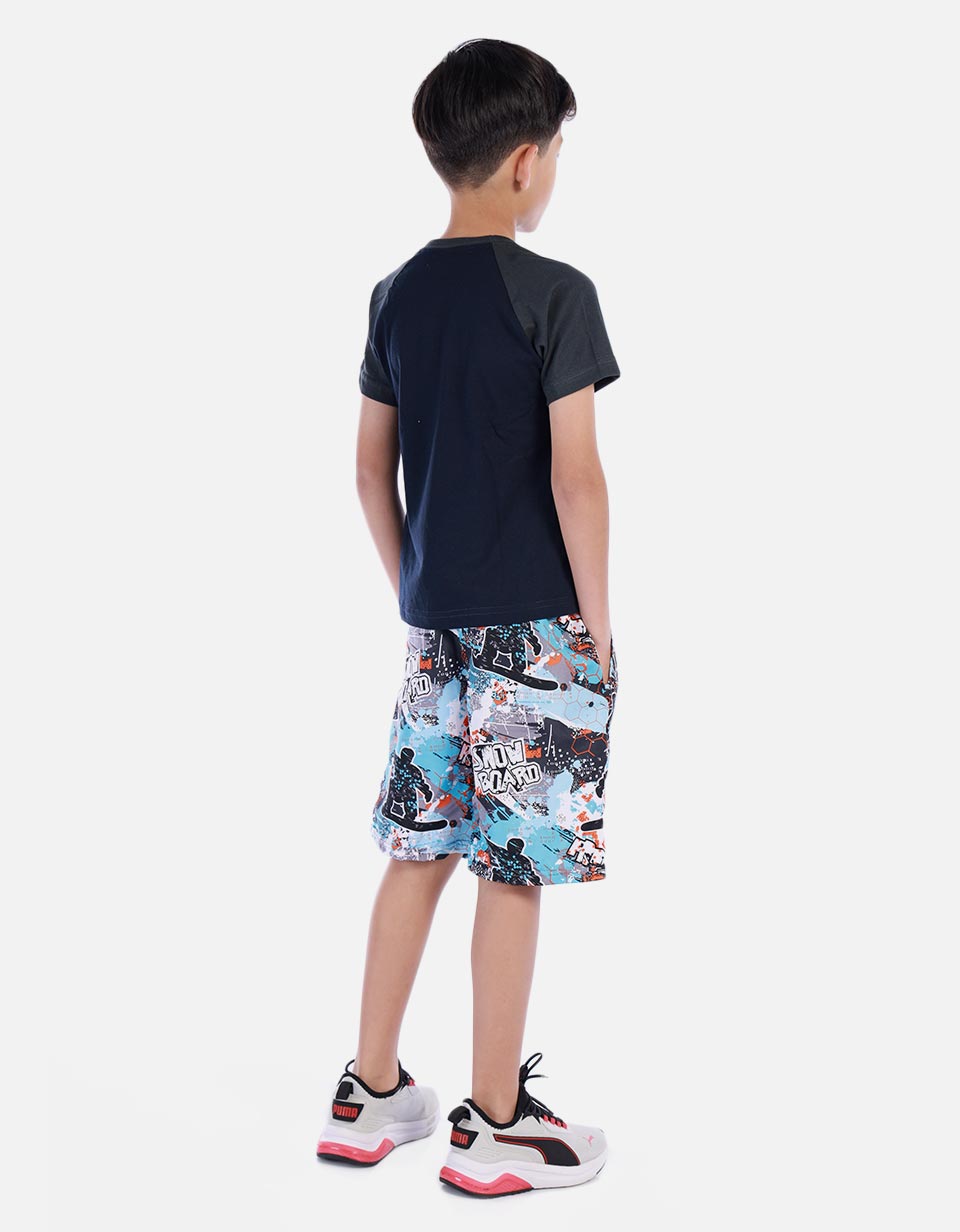 Conjunto niño camiseta + bermuda