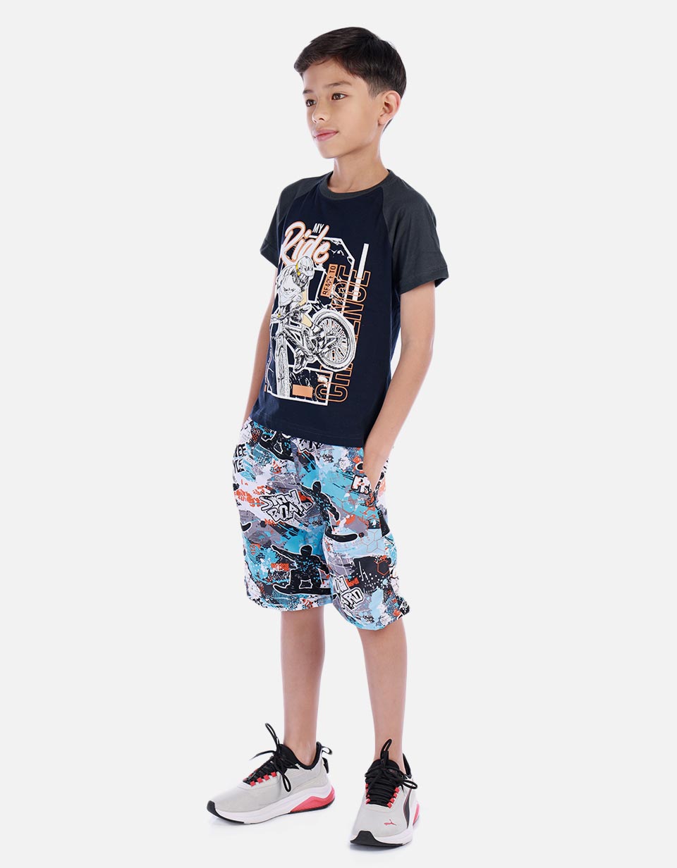 Conjunto niño camiseta + bermuda