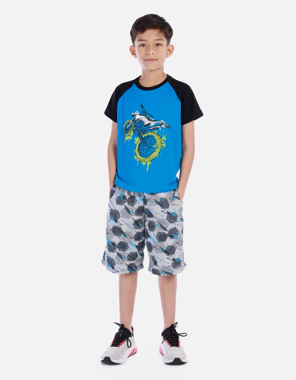 Conjunto niño camiseta + bermuda