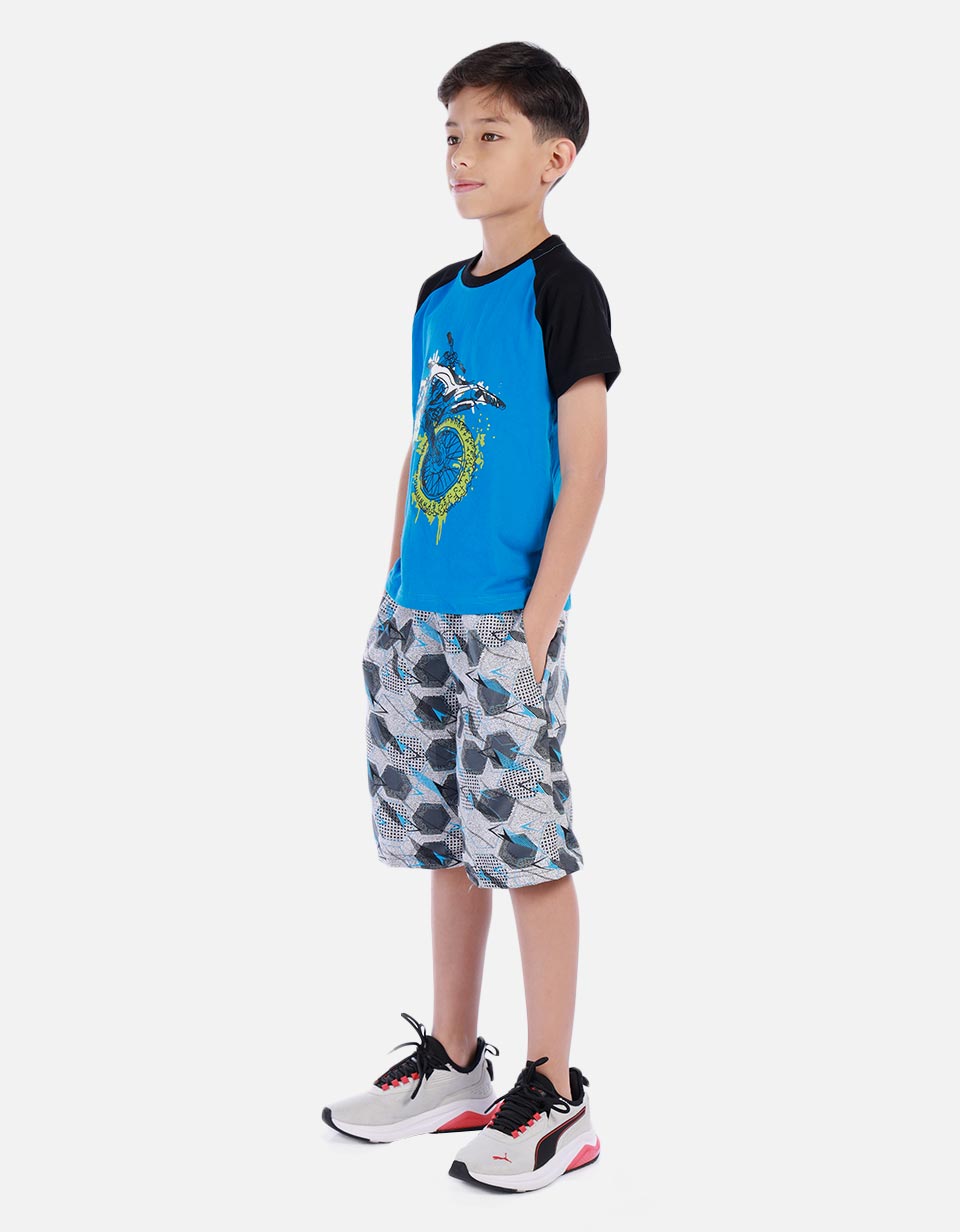 Conjunto niño camiseta + bermuda