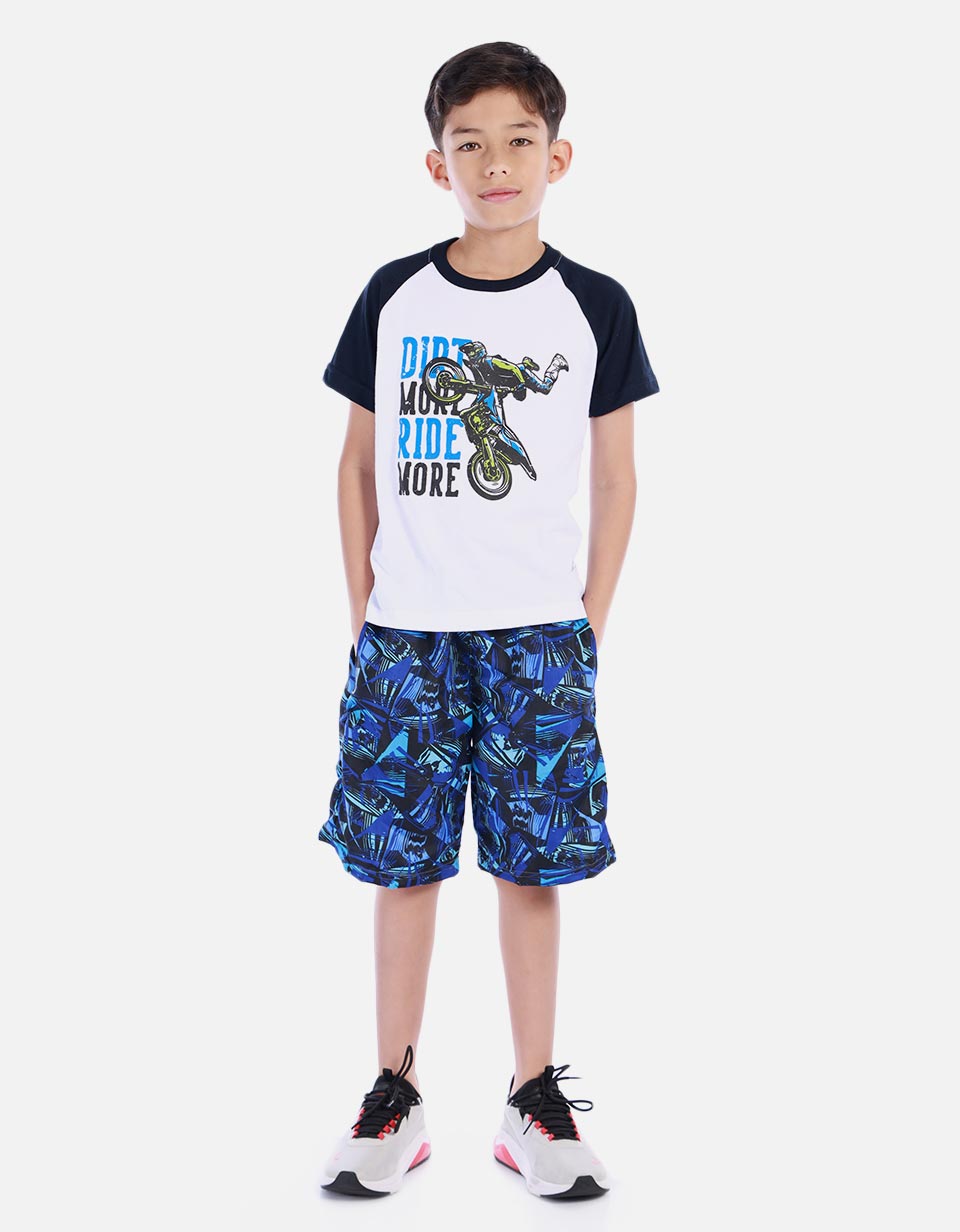 Conjunto niño camiseta + bermuda