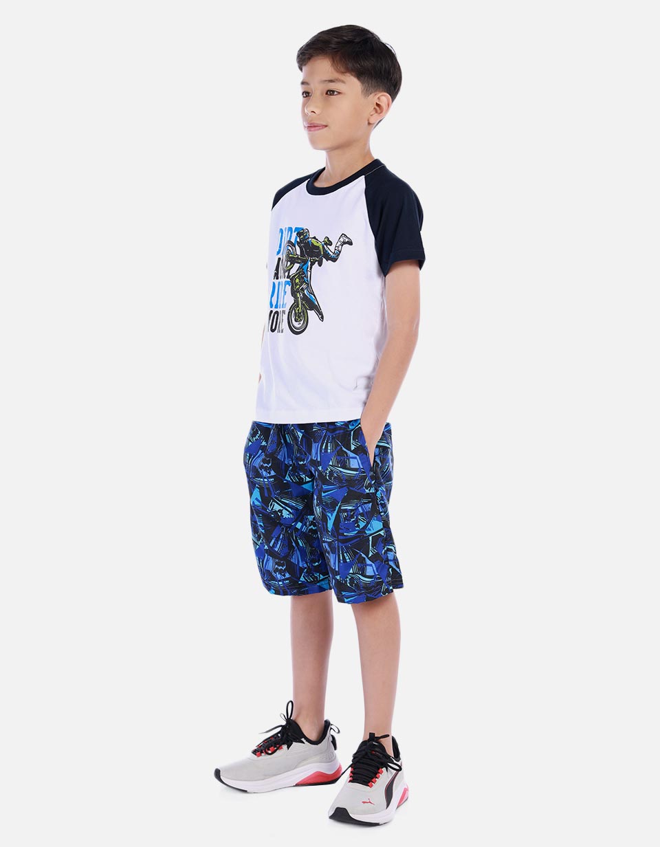 Conjunto niño camiseta + bermuda