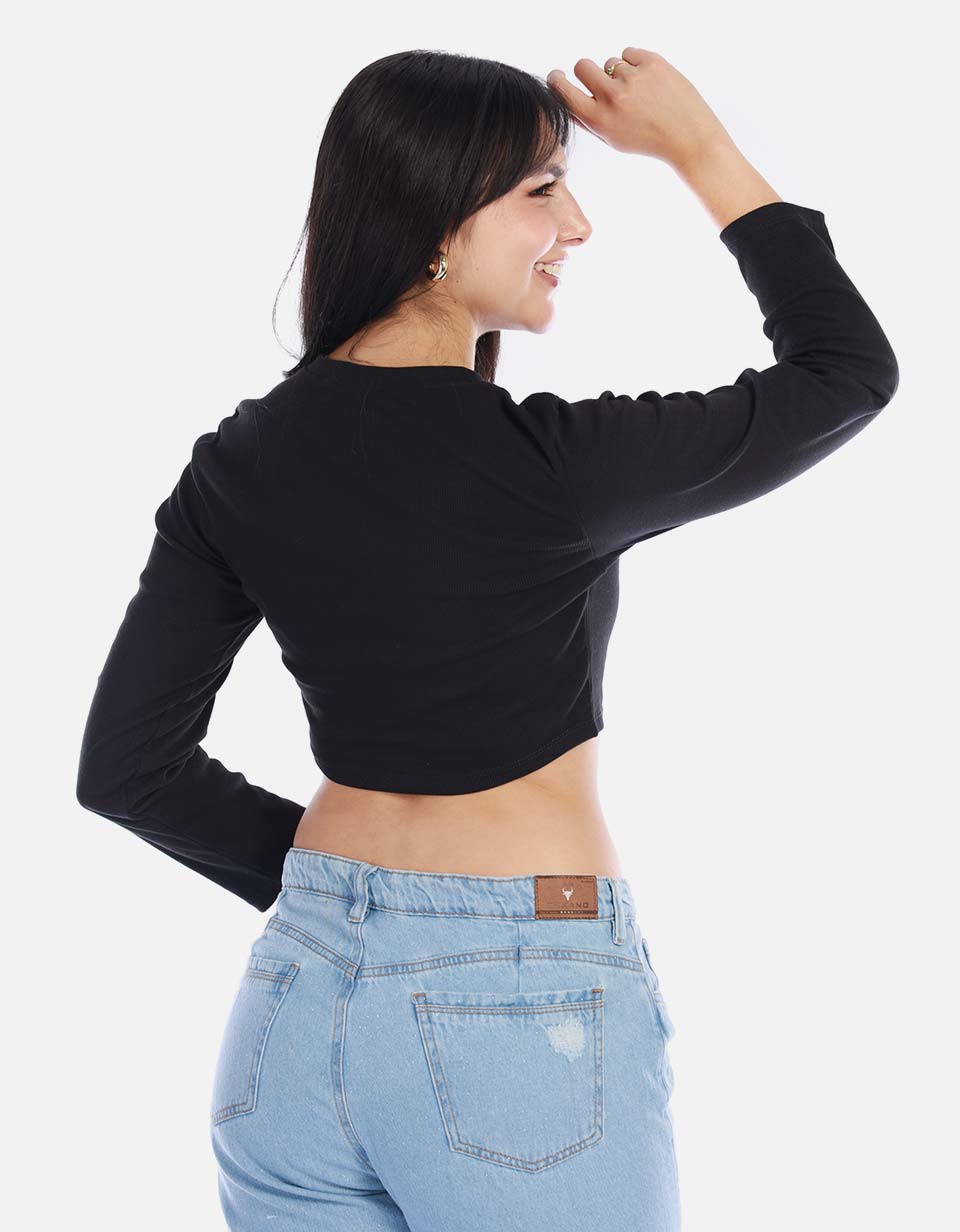 Blusa corta Femenina Moderna y Cómoda