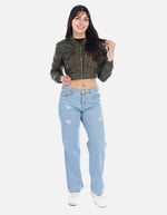 Chaqueta Corta Femenina Urbana y Moderna