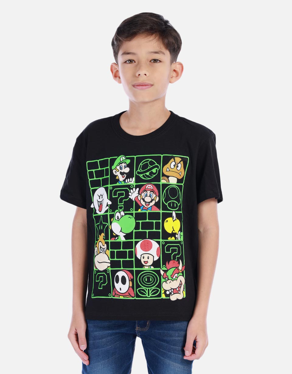 Camiseta Mario Bross para Niño
