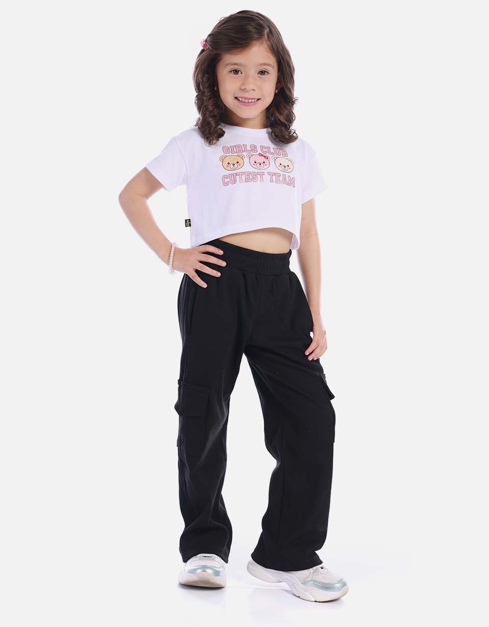 Pantalón en Rib para Niña
