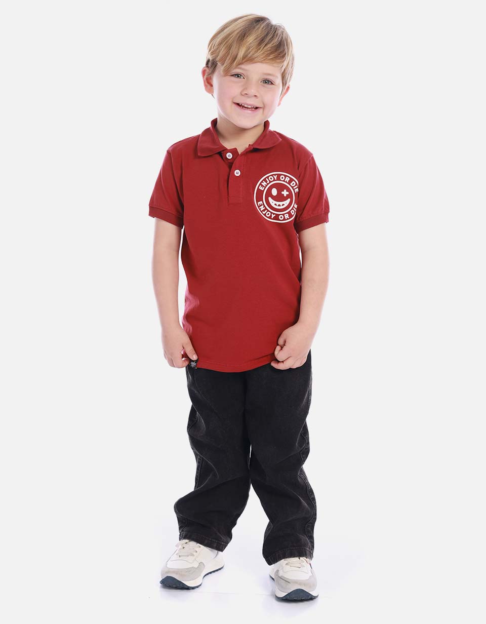 Camiseta tipo Polo Infantil