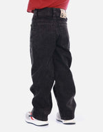 Pantalón tipo jean acanalado para niño