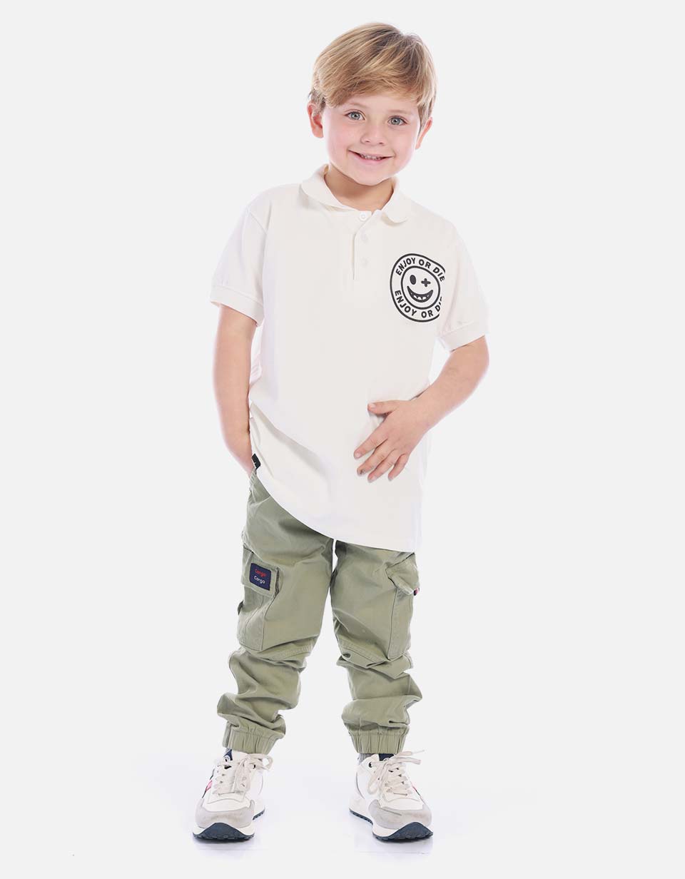 Camiseta tipo Polo Infantil