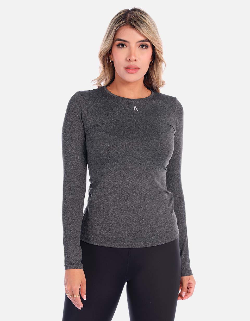 Camiseta deportiva manga larga para Mujer