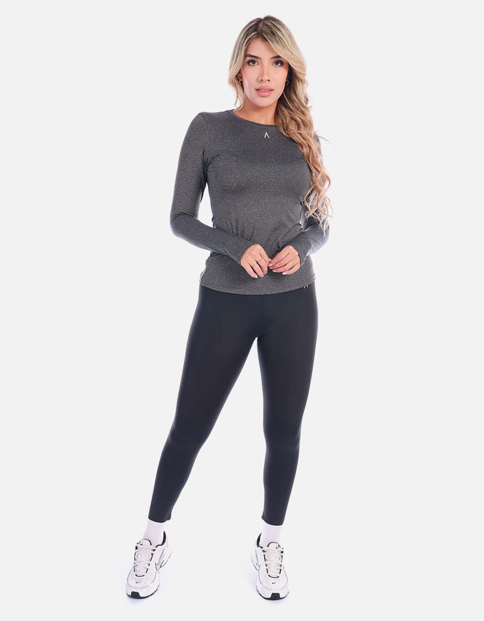 Camiseta deportiva manga larga para Mujer