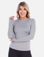 Camiseta deportiva manga larga para Mujer