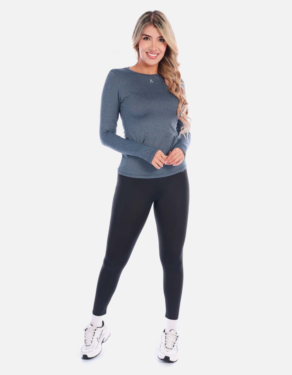 Camiseta deportiva manga larga para Mujer