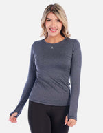 Camiseta deportiva manga larga para Mujer