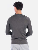 Camiseta deportiva hombre manga larga ajuste fit