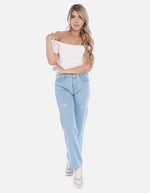 Blusa Femenina con Escote Moderno