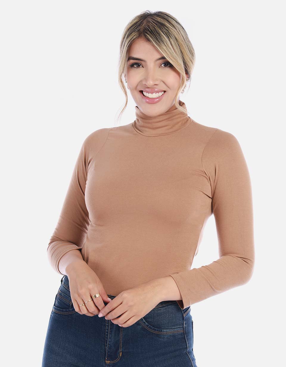 Blusa Mujer manga larga Básica