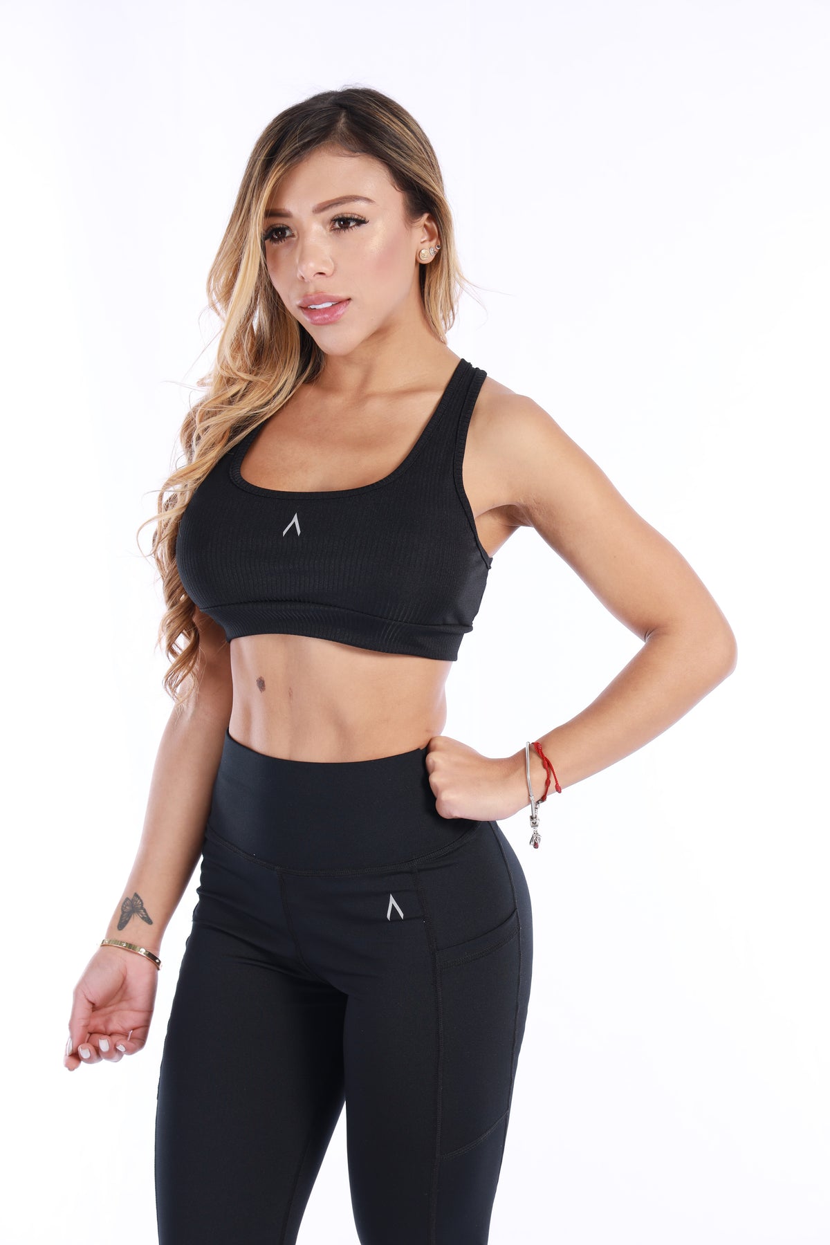 Top deportivo acanalado