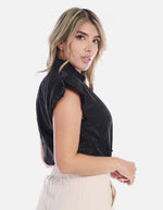 Blusa Mujer con Detalle en mangas