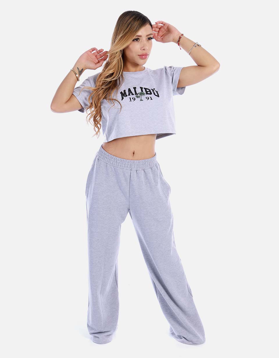Camiseta crop de mujer