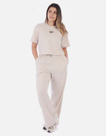 Conjunto Wide Leg Mujer Marfil