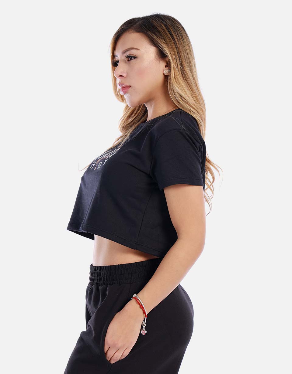 Camiseta crop de mujer