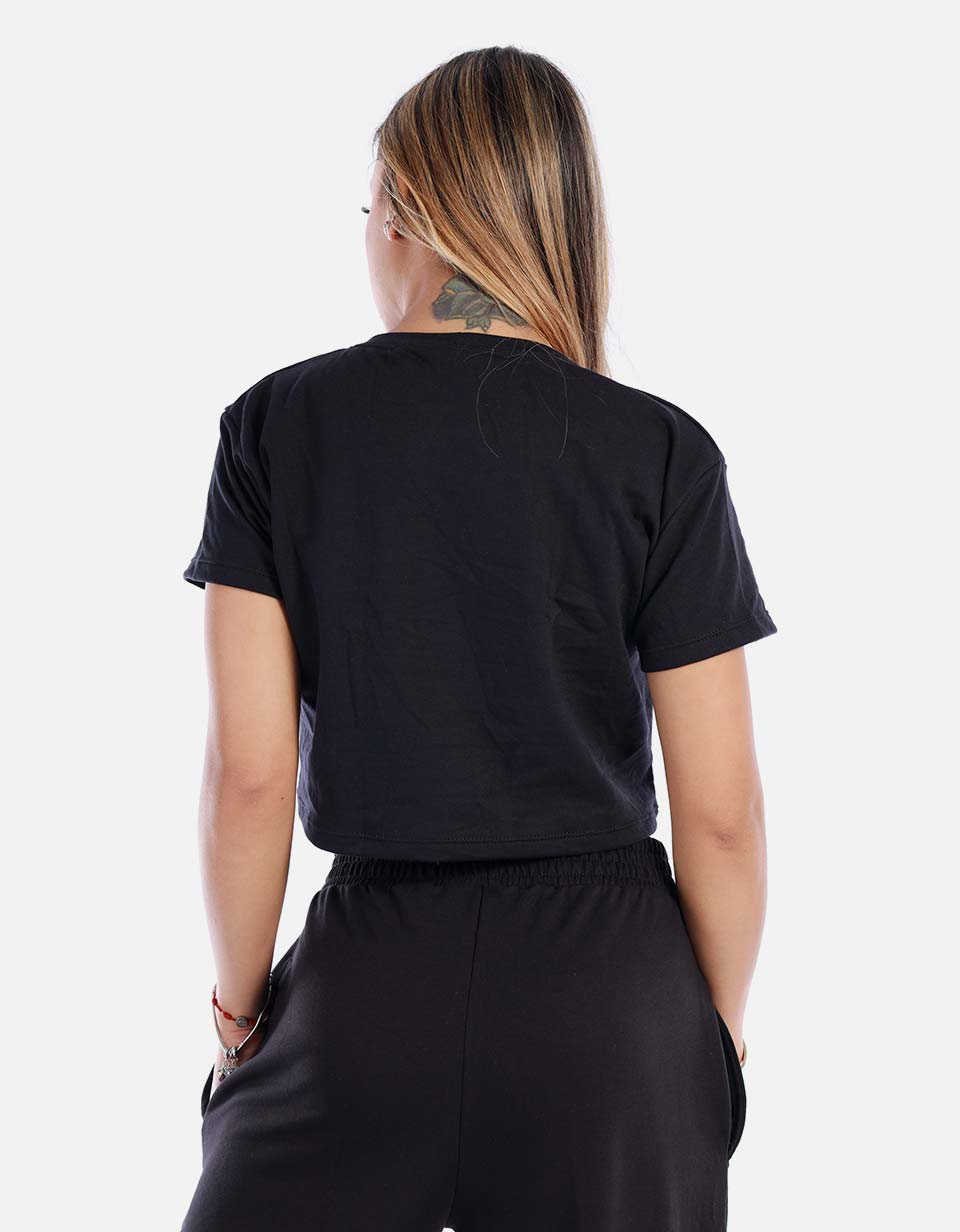 Camiseta crop de mujer