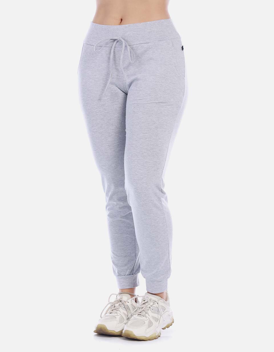 Jogger Deportivo Mujer Gris Claro