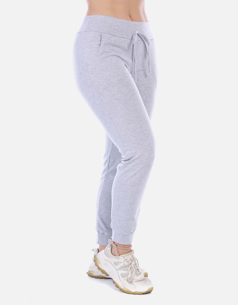 Jogger Deportivo Mujer Gris Claro