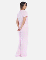 Pijama Conjunto Pantalón Largo Mujer Rosado