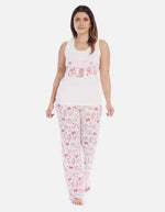 Pijama Conjunto Pantalón Largo Mujer Marfil