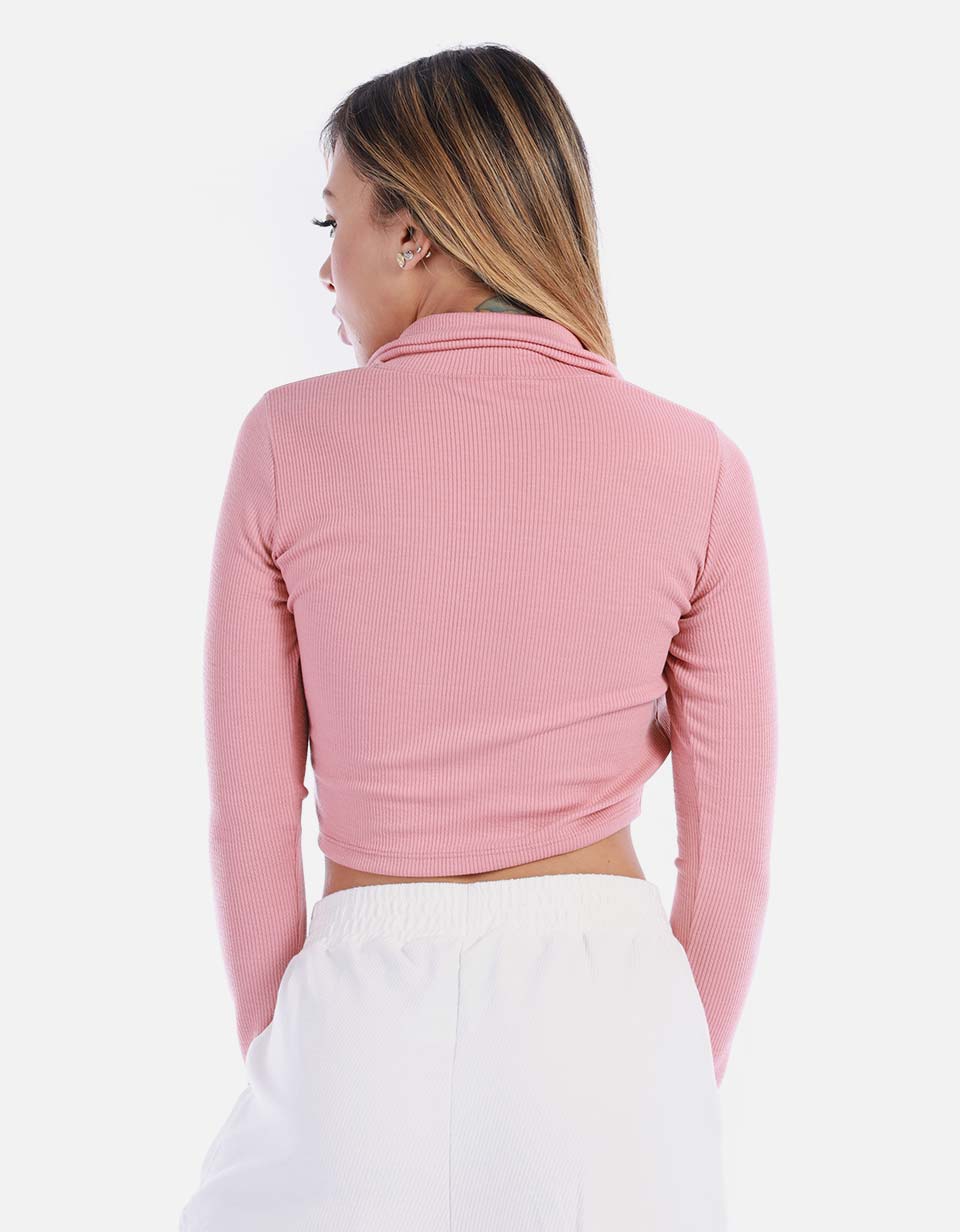 Buzo acanalado para mujer