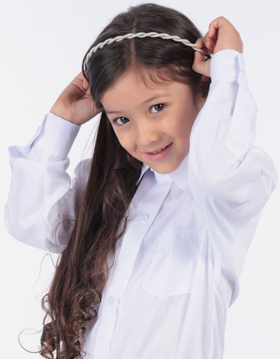Blusa Escolar Blusa Blanca Niña Uniforme Escolar Blusas Blancas