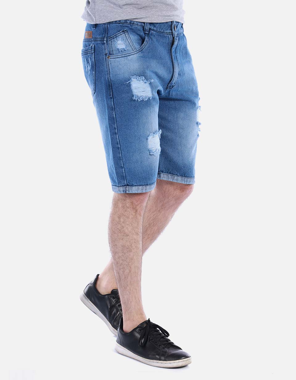 Bermuda en jean para hombre