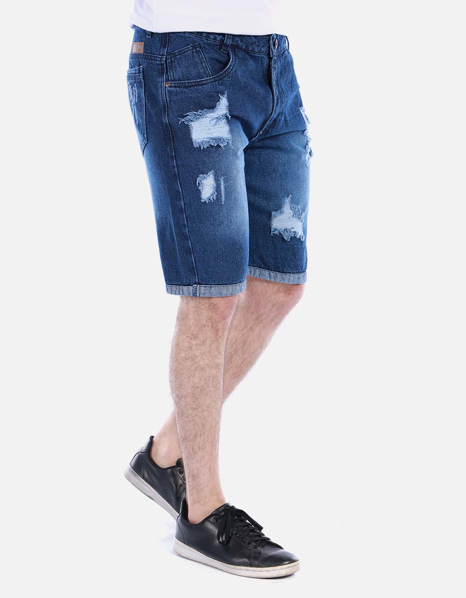 Bermuda en jean para hombre