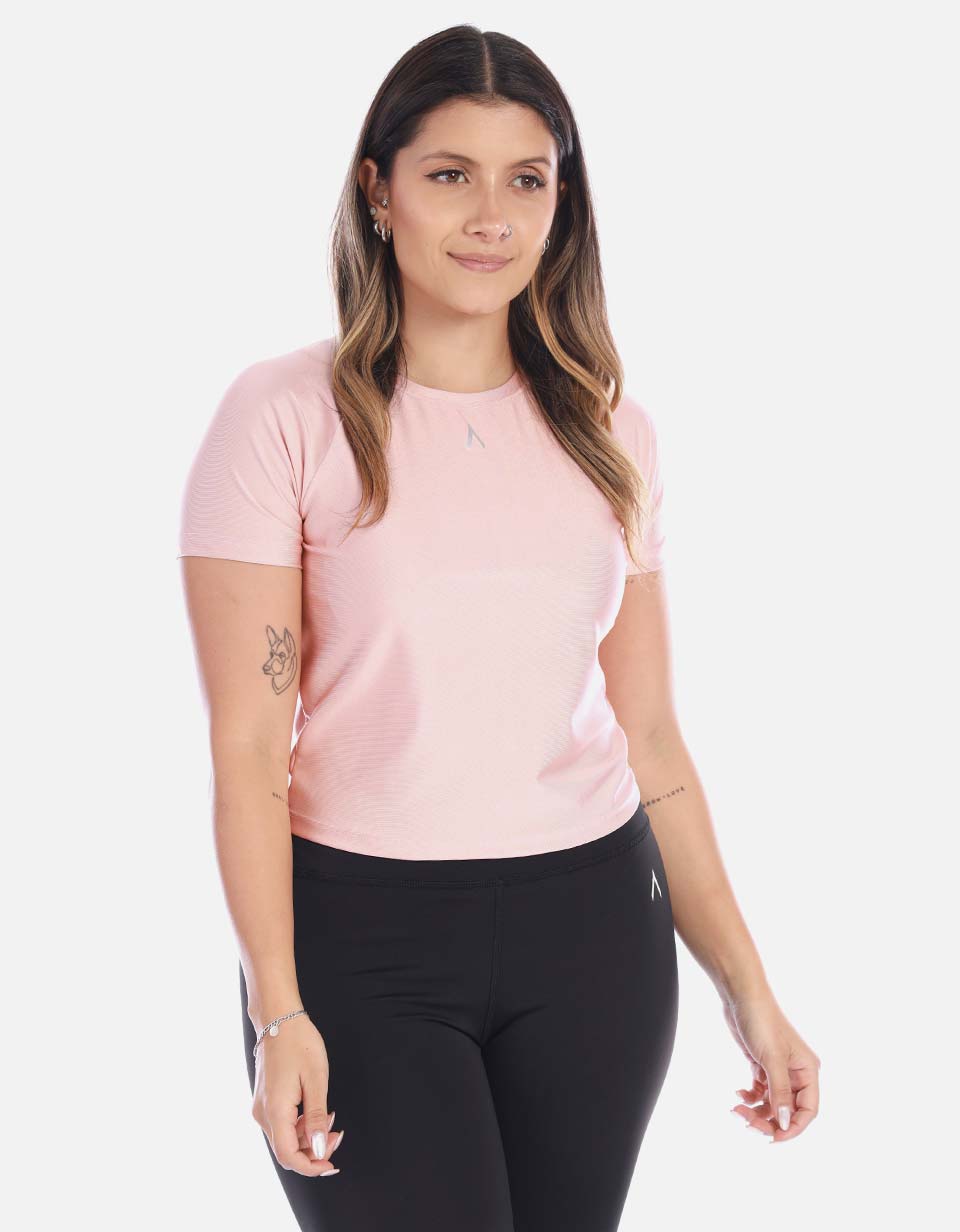 Camiseta Deportiva Manga Corta Mujer