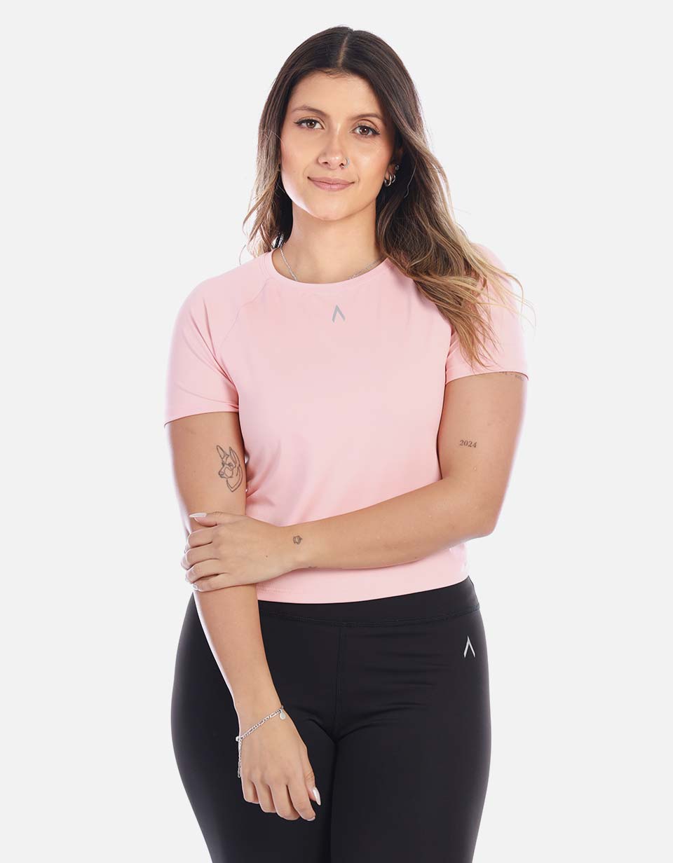 Camiseta Deportiva Manga Corta Mujer