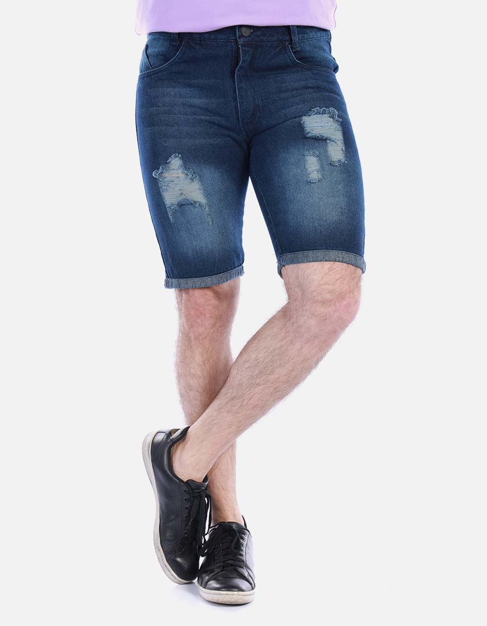 Bermuda en jean para hombre