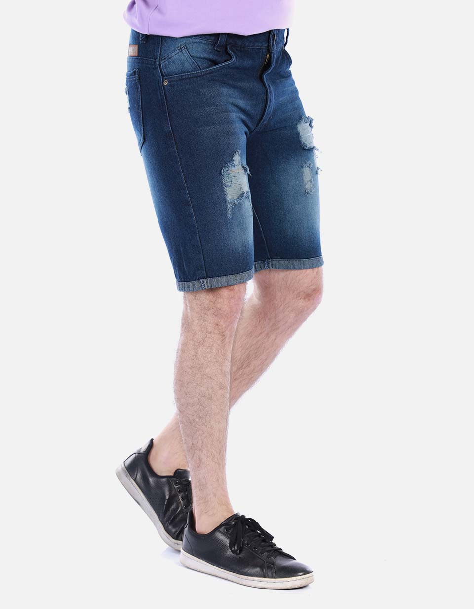 Bermuda en jean para hombre