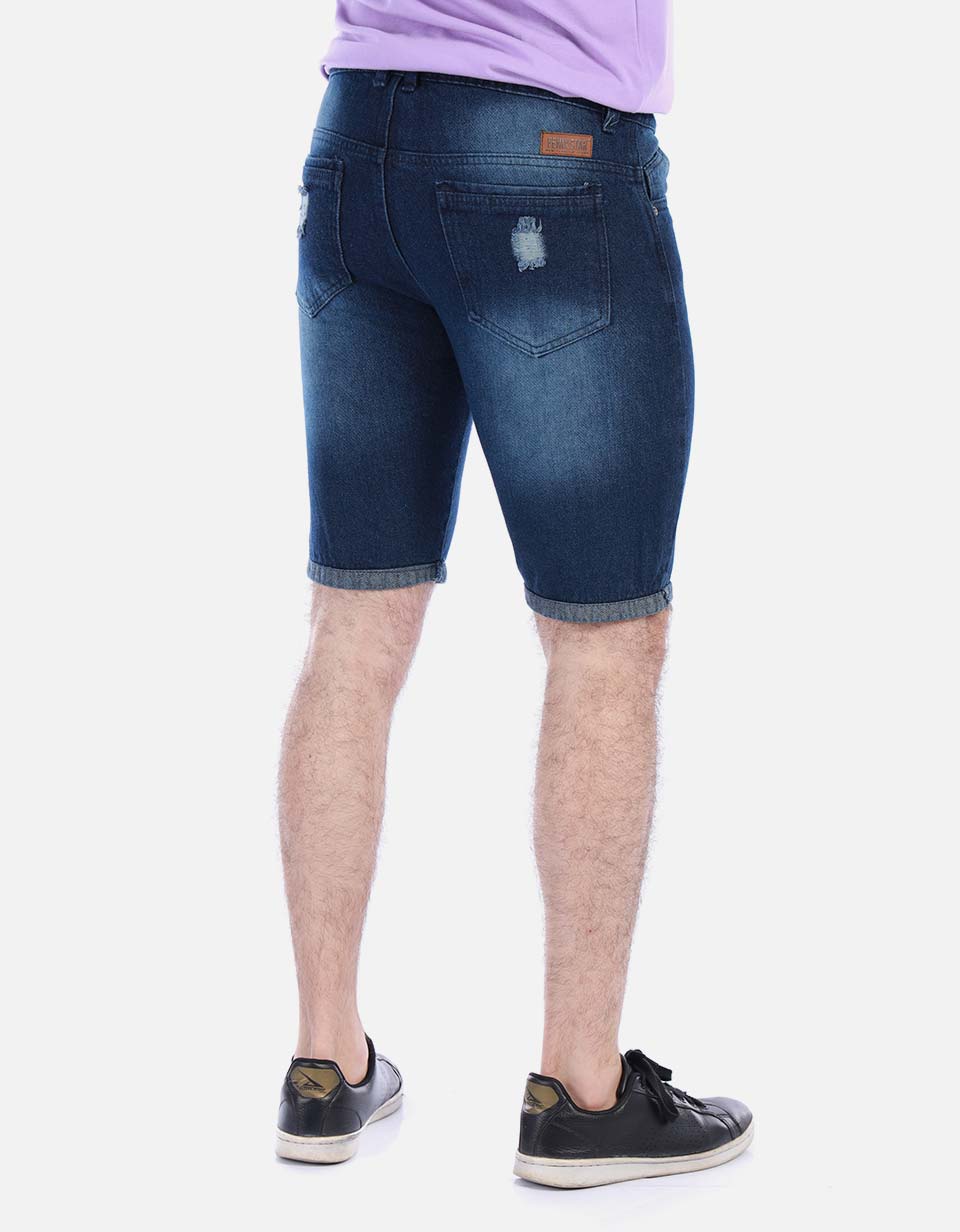 Bermuda en jean para hombre