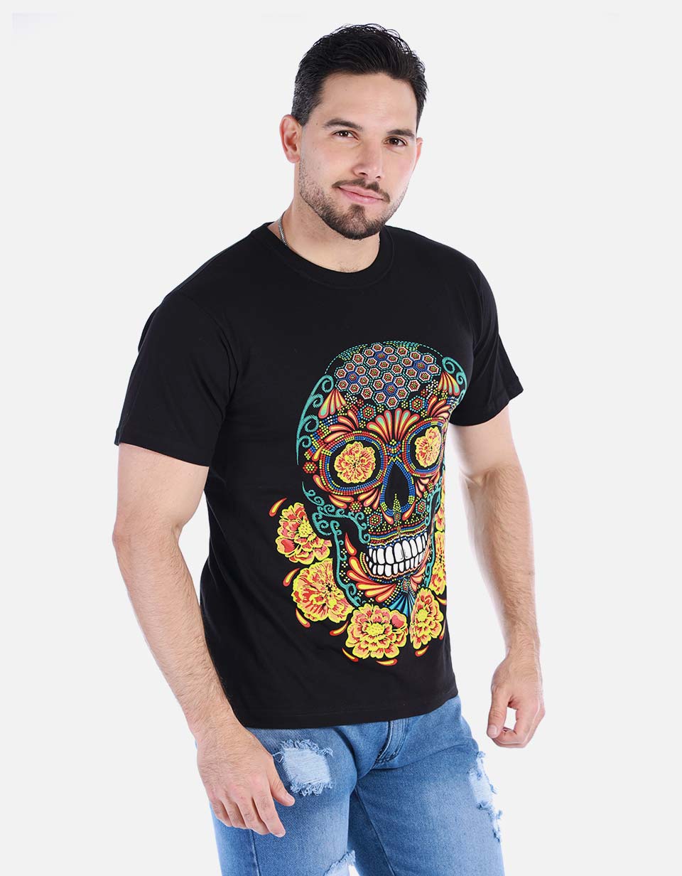 Camiseta para hombre - Brilla con luz UV