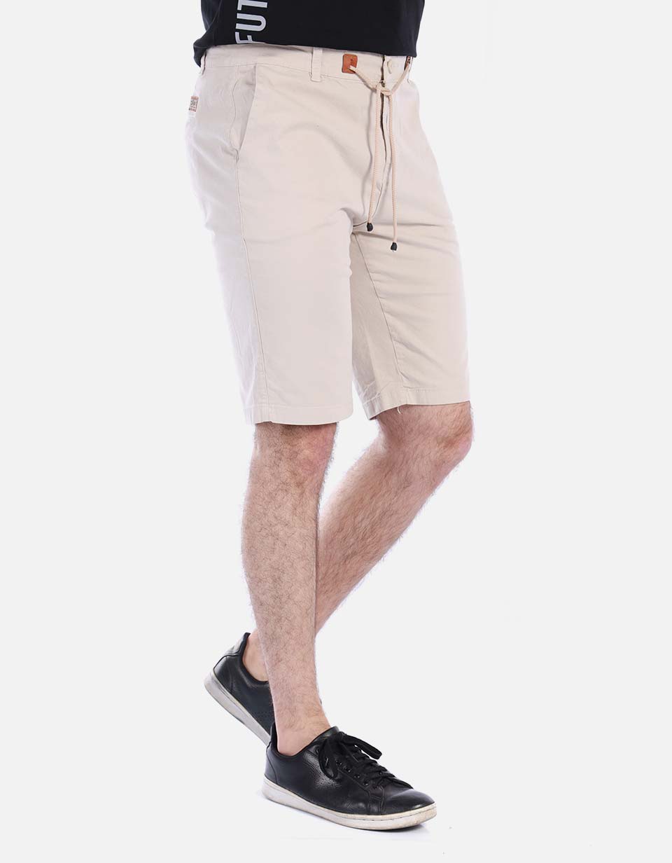 Bermuda en drill para hombre