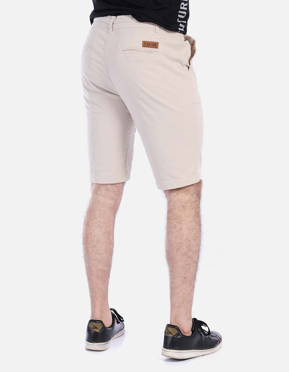 Bermuda en drill para hombre