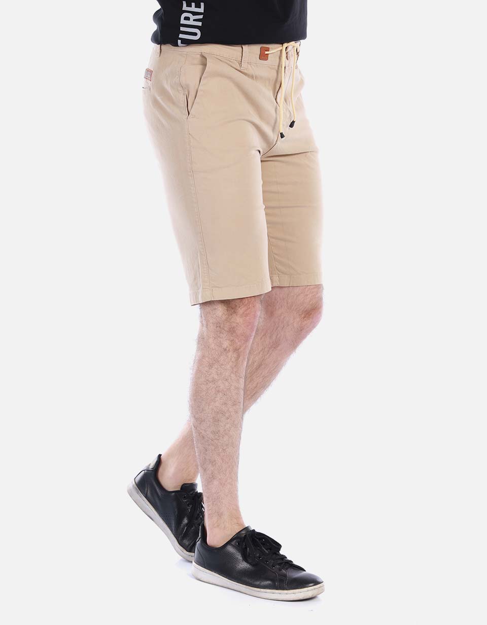 Bermuda en drill para hombre