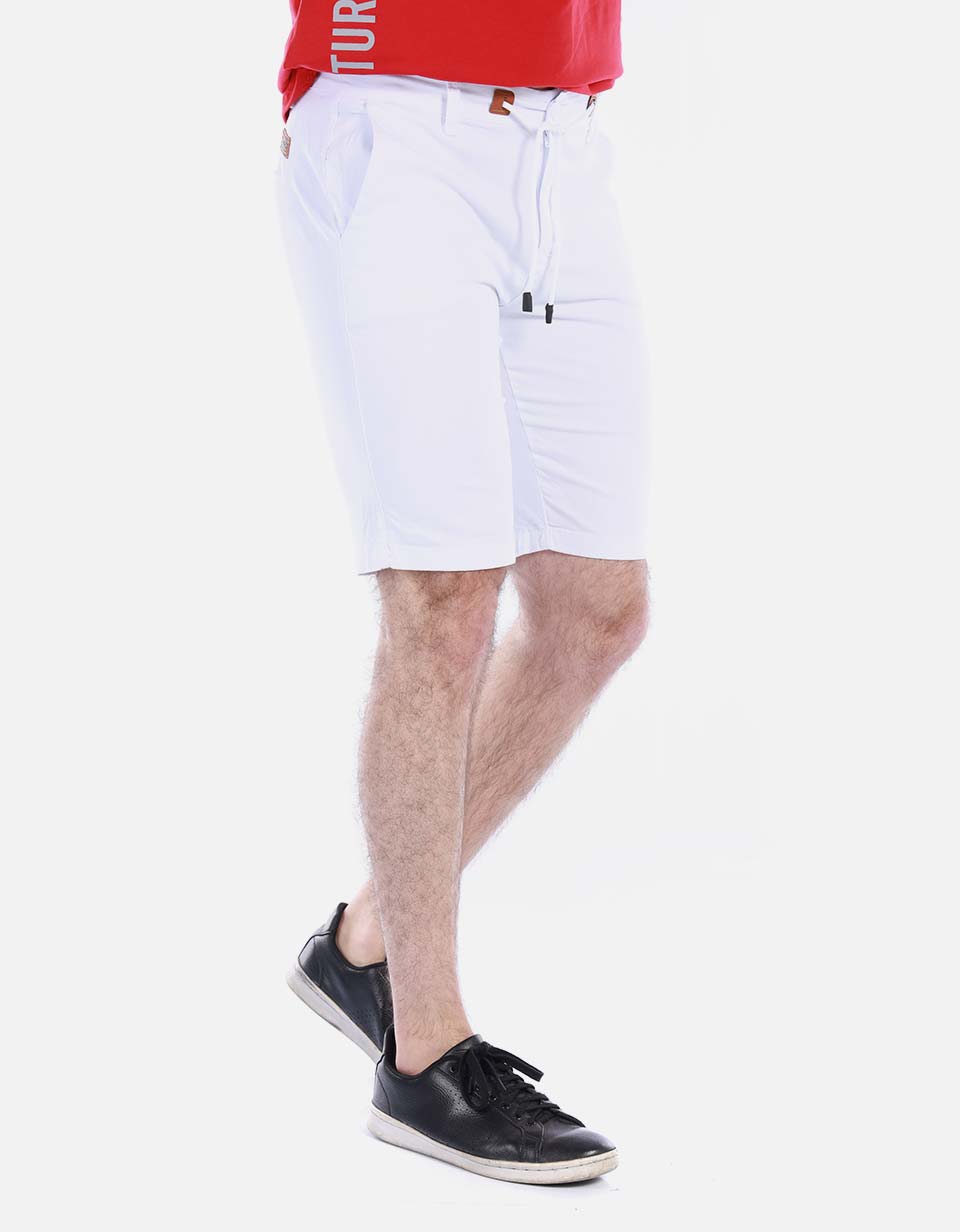 Bermuda en drill para hombre