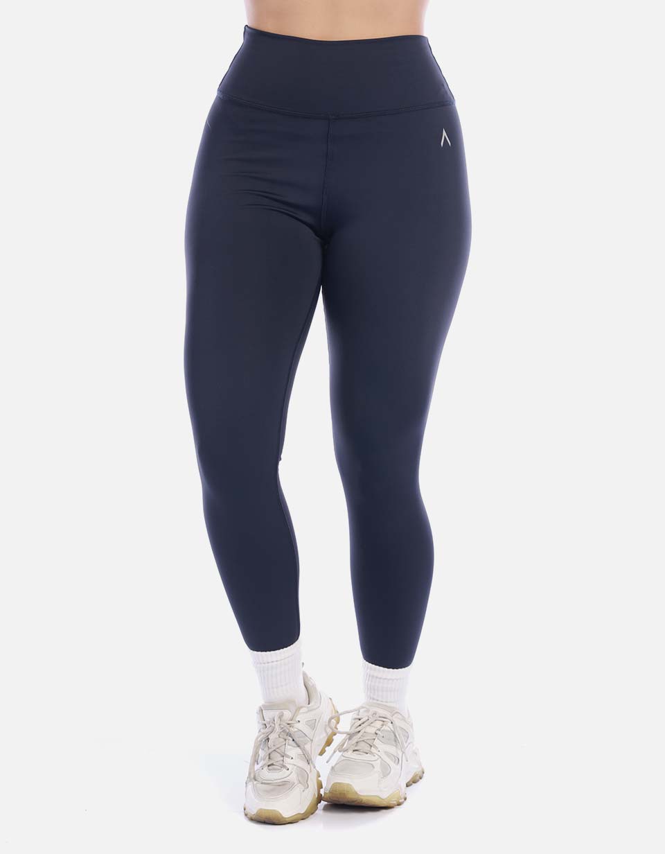Legging Deportivo Mujer Cintura Alta Azul