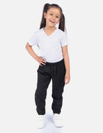 Pack X2 Camiseta acanalada cuello V Colegial